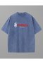 Retro Spider Printed Unisex Washable Vintage Oversize T-Shirt - 2