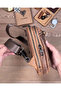 Genuine Leather Zippered Men's Crossbody Bag 2159 - 6