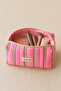 Makeup Bag Quilted Organizer - Travel Cosmetic Organizer Zippered Multi-Purpose Women's Bag 20X10X7 cm - 2
