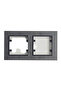 1 Piece Makel Karea Smoked 2-Piece Frame - 2