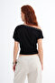 Asymmetrical Cut Studded T-Shirt P0994 - 5