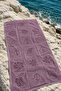 La Notte Summer Anchor 100% Cotton Beach Towel Lilac 70X140 - 5