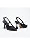 (Wiesse) Closed Toe Low Heeled Small Size Women's Shoes Black