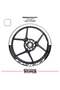 Bajaj Dominar 400 Wheel Rim Strip – Half Rim Cover & D400 Lettering Sticker Set