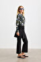 Black Skirt-Detail Swimwear Pants - 4