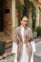 Lusso Shoulder Shawl - Mink - 2