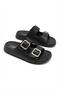 Pienn 02409 Anatomical Comfortable Soft Sole Double Buckle Women's Slippers