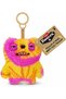 Fuggler Yellow Pink Plush Keychain Series 6 Original Zuru Collectible Bag Ornament Keychain 11.5 cm - 2