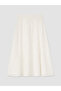 Original Buy Zippered Embroidered A-Line Skirt - 3