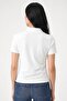 Gloria Off-White 100% Cotton Polo T-Shirt - 6