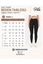 Women's High Waist Shaping Black Leggings - H6157 - 8