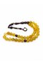 Turkish Flag Tassel Prayer Beads with Yellow Agate Stone - 3