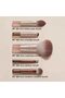 مجموعة فرش ماكياج صغيرة جديدة Nudes 2.0 On-The-Glow مع مرآة مدمجة، طقم من 6 قطع - 2