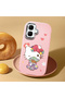 Tecno Spark Go 2 Compatible Case Camera Protector Pink Silicone Couple Phone Case Kitty Pattern - 2