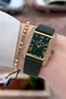 Kasaza Gold Cord Green Color Women's Wristwatch Same as Pictured - 3