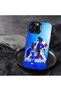 iPhone 17 Compatible Silicone Edge Hard Back Case Couple Phone Case with Mbappé Pattern - 6