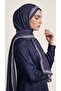 شال إيلياء ذو حافة مستقيمة ومخططة - 2
