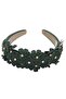 -Floral Appliqué Headband-Multicolor - 2