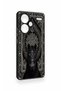 Redmi Note 13 Pro Plus Compatible Ethnic Horse Figure Patterned Silicone Case - 3