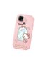 Redmi 10C Compatible Case Camera Protector Pink Silicone Couple Phone Case with Kitty Pattern - 3