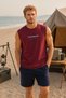 Nisanca Sporty 100% Cotton Men's Pajama Set with Shorts