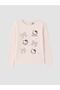 Lcw Kids Pink Hello Kitty Licensed Stoned Girls' T-Shirt