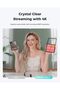 Meet 2 AI-Powered 4K Webcam, AI Framing & Auto Focus, Webcam with Microphone, 60 FPS, HDR Low-Light Correction, Beauty Mode, Webcam for PC, Streaming, Conference, Gaming etc. (Cloud White) - 3