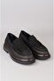 Seç Nola Genuine Leather Men's Shoes Black Nubuck - 3