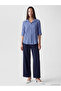 Original Shirt Collar Textured Oversize Blouse - 2