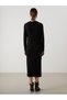 Original Oval Collar Women's Knitwear Dress - 4
