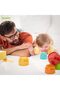 Baby Stacking Cups Set with 5 Pieces Colorful Nesting Bowls Educational Toy for Kids Learning - 4
