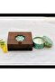 Scented Candle In Wood Crafted Box - Fresh Mint Lime Retreat - Small - 3