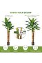 Artificial Tree Thick Trunk Regular Banana Leaf - Practical, Green, Exquisite, and Decorative - 4