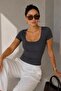 Soft Touch Square Neck Body |   Jumpsuit Lined Md3535 - 2