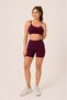 Cute Model Women Seamless Scrunch High Waist Sports Shorts Leggings - 4