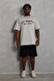 Unisex oversize printed bicycle collar t-shirt - grey - 4