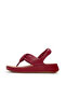 Women's F-Mode Knot Soft-Leather Back-Strap Sandals