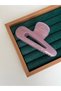 Powder Pink Large Hair Claw Clip Shiny Acrylic Strong Hold Women's Hair Clip - Women's Claw Clip (1 Piece) - 3