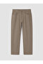 Vizyon New Season Brown Regular Fit Linen Blend Men's Trousers - 5