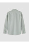 Vizyon New Season Green Regular Fit Gabardine Men's Shirt - 6