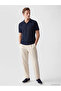 Vizyon New Season Navy Blue Polo Collar Men's T-Shirt - 2