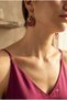 Handmade Patina Metal Dangle Authentic Special Design Earrings - 4