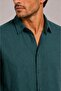 Huffa Men's Linen Regular Loose Long Sleeve Shirt 7679 - 3