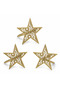 3 Piece Star Napkin Ring - Gold - 5
