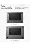 Slim Fold Adhesive Laptop Stand 2 Piece Foldable Portable Dual Ergonomic Angle Adjustment Lif - 2