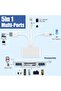 قارئ بطاقات SD 5 في 1 - قارئ بطاقات متوافق مع أجهزة iPhone/iPad، وأجهزة USB C و USB A، لبطاقات SD/Mic - 2