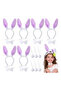 Lilac Purple Rabbit Ear Bow Tie Tail 3-Piece Party Set (5570) - 2