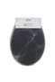 Scaun WC din lemn, negru - Lea - 4