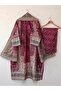 Breeze Maron Kurti/Kaftan/Trouser/3 pcs set - 3