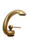 Single-handle mixer tap waterfall bathroom tap gold - 4